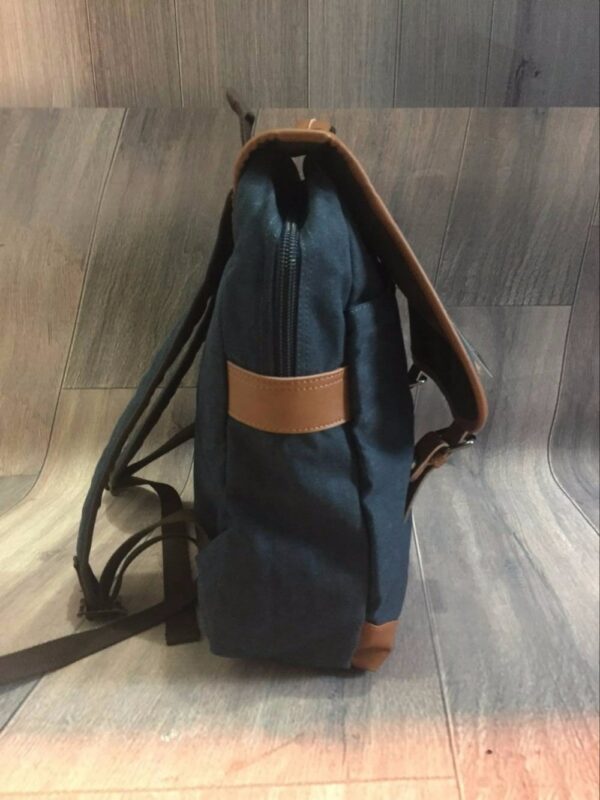 Mochila de lona vintage para homem