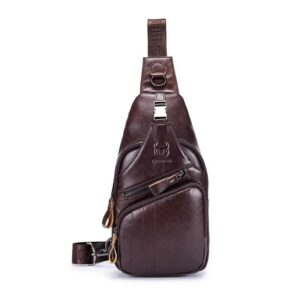 Mochila de pele vintage