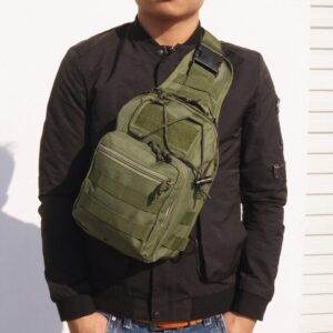 Mochila militar macia com alça de ombro