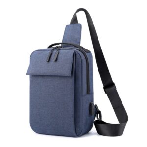 Mochila a tiracolo em nylon para homem