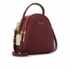 Mochila pequena com fecho de correr para mulher