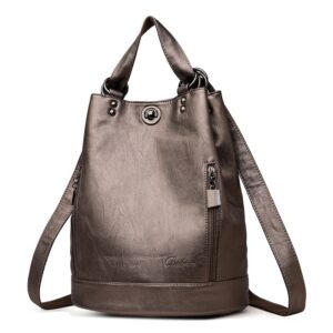 Mochila vintage com bolsa