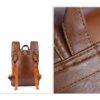 Mochila de pele sintético vintage