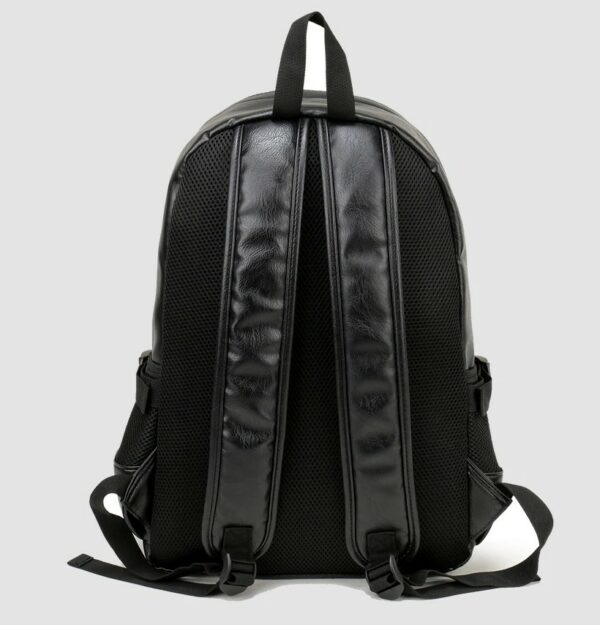 Mochila casual de pele sintético para homem