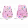 Mochila de unicórnio rosa para meninas
