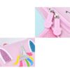 Mochila de unicórnio rosa para meninas