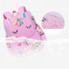 Mochila de unicórnio rosa para meninas