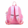 Mochila unicórnio cor-de-rosa para menina