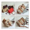 Mochila de viagem de grande capacidade com alça de ombro castanha