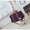Mochila de viagem de grande capacidade com alça de ombro castanha