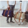 Mochila de viagem de grande capacidade com alça de ombro castanha