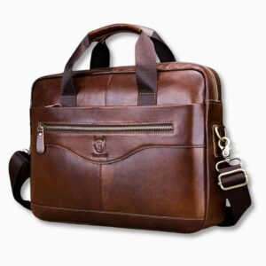 Cartable en cuir pour homme